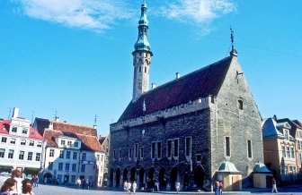 Rathaus von Tallinn früher Reval, Estland